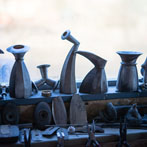 Marcus Steel at work in his studio